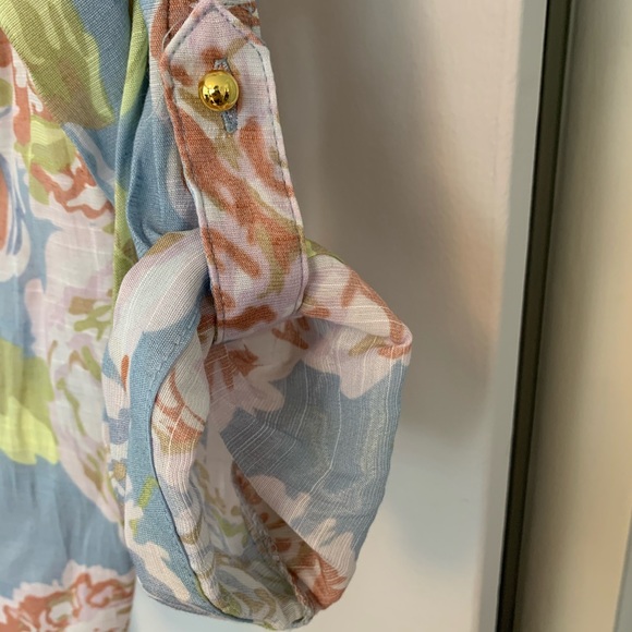 Beautiful pastel floral blouse - Picture 4 of 5